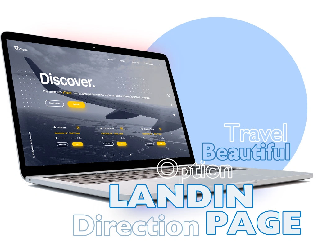 Landin page Dimax Group